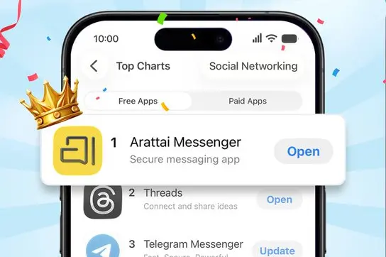 വാട്ട്‌സ്ആപ്പിനെ മറികടന്ന് ‘അറട്ടൈ’ ആപ്പ് സ്റ്റോറുകളിൽ ഒന്നാമത്; ഇന്ത്യൻ നിർമ്മിത മെസേജിങ് ആപ്പിന്റെ കുതിപ്പ്